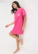 Oversized nachthemd van slubgaren, bonprix