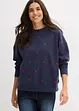 Oversized sweater met borduursel, bonprix