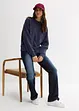 Oversized sweater met borduursel, bonprix