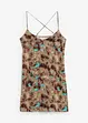 Jurk met spaghettibandjes van soepele viscose, bonprix