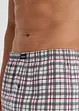 Losse jersey boxers (set van 3) geruit, bonprix
