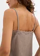 Top met spaghettibandjes van licht crêpe, bonprix
