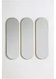 Spiegel met een goudkleurige lijst (set van 3), bonprix