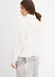 Hoodie van licht glanzende viscosemix, bonprix