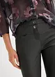 Stretch broek met glanseffect, bonprix