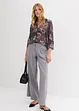 Oversized blouse van luchtige chiffon, bonprix