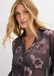 Oversized blouse van luchtige chiffon, bonprix