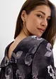 Blouse van gestructureerde crêpe, bonprix