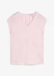 Blouse van satijn met korte mouwen, bonprix