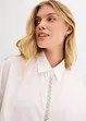 Overhemdblouse met strass, bonprix
