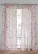 Transparant gordijn met bloemenprint (1 stuk), bonprix