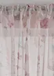 Transparant gordijn met bloemenprint (1 stuk), bonprix