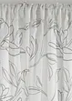 Gordijn met bladeren van gerecycled polyester (1 stuk), bonprix