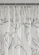 Gordijn met bladeren van gerecycled polyester (1 stuk), bonprix