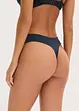 High waist string van glanzend materiaal (set van 2), bonprix