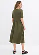 Katoenen midi jurk met knoopsluiting, bonprix
