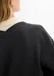 Lang sweatvest van een zachte katoenmix, bonprix
