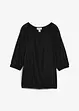 Katoenen shirtblouse met carréhals, halflange mouw, bonprix