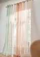 Gordijnen met gerecycled polyester en kleurverloop (set van 2), bonprix