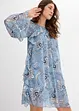 Tuniekjurk van gestructureerde chiffon, bonprix