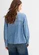 Spijkerblouse met strik, bonprix