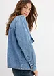 Spijkerblouse met strik, bonprix
