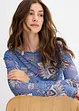 Longsleeve van fijne mesh, bonprix
