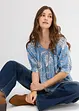 Blouse in een fijne viscosemix, bonprix
