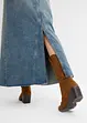 Maxi spijkerrok, mid waist, bonprix