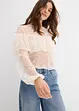 Kanten blouse, bonprix