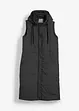 Lange bodywarmer met capuchon en zijsplitten, bonprix