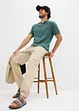 Relaxed fit chino stretch instapbroek, straight, bonprix