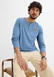 Henley shirt van biologisch katoen (set van 2), lange mouw, bonprix