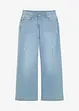 Wide leg jeans mid waist, bonprix