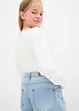 Wide leg jeans mid waist, bonprix