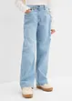 Wide leg jeans mid waist, bonprix