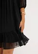 Jersey jurk van mesh met strik, bonprix