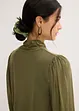 Mesh shirt met strik, bonprix