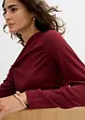 One shoulder shirt van gestructureerde crêpe, bonprix
