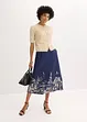 Popeline midirok van katoen, bonprix
