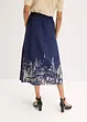 Popeline midirok van katoen, bonprix