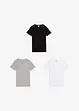 T-shirt van biologisch katoen (set van 3), bonprix