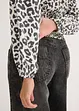 Korte blouse met plooitjes, bonprix
