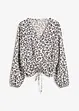 Korte blouse met plooitjes, bonprix