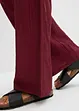 Slip-on broek van viscosemix met structuur, bonprix