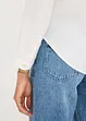 Blouse van gestructureerd materiaal met wikkeldetail, bonprix