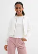 Sweatvest met capuchon van biologisch katoen, bonprix