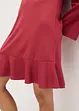 Korte jurk met volant van Punto di Roma, bonprix