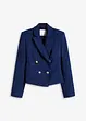 Korte blazer met een structuur patroon en dubbel knopenrij, bonprix