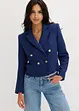 Korte blazer met een structuur patroon en dubbel knopenrij, bonprix